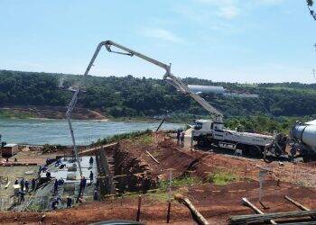 Obras da Ponte da Integração seguem em ritmo acelerado; veja as imagens do trabalho