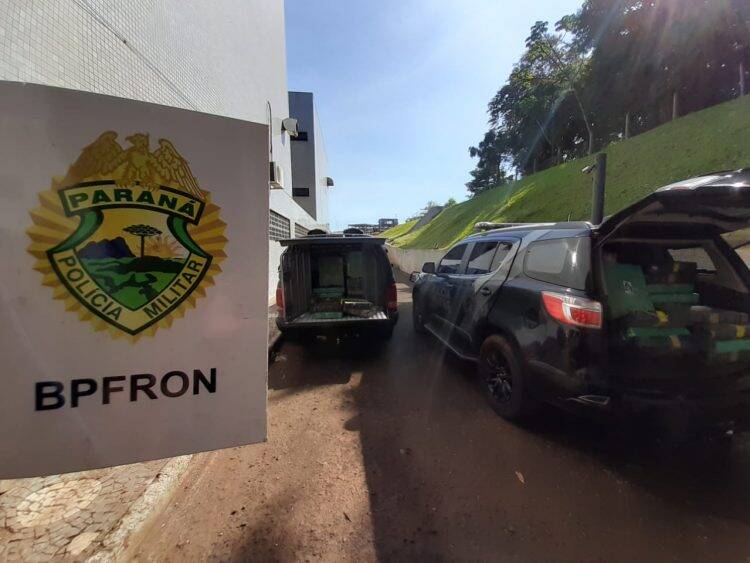 BPFRON apreende mais de uma tonelada de maconha em Foz
