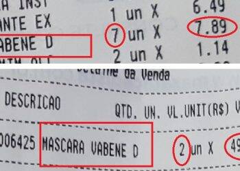 Supermercado de Foz sobe preço de máscara em 533% em um dia