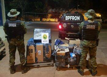 Operação apreende cigarros contrabandeados em Foz do Iguaçu