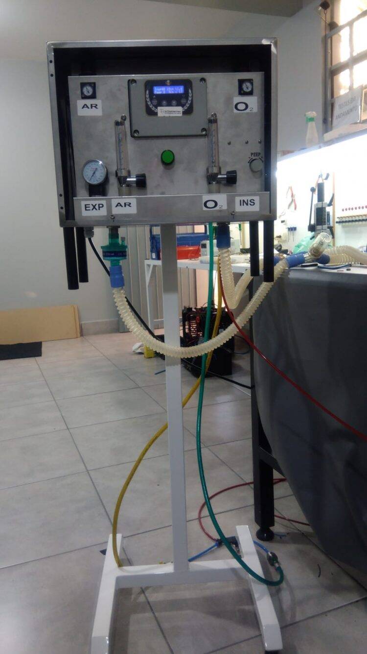 Covid-19: PTI faz parcerias para produzir respiradores eletromecânicos