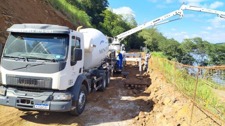 Ponte da Integração: Blocos de fundação no lado brasileiro estão concluídos