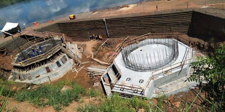 Ponte da Integração: Blocos de fundação no lado brasileiro estão concluídos