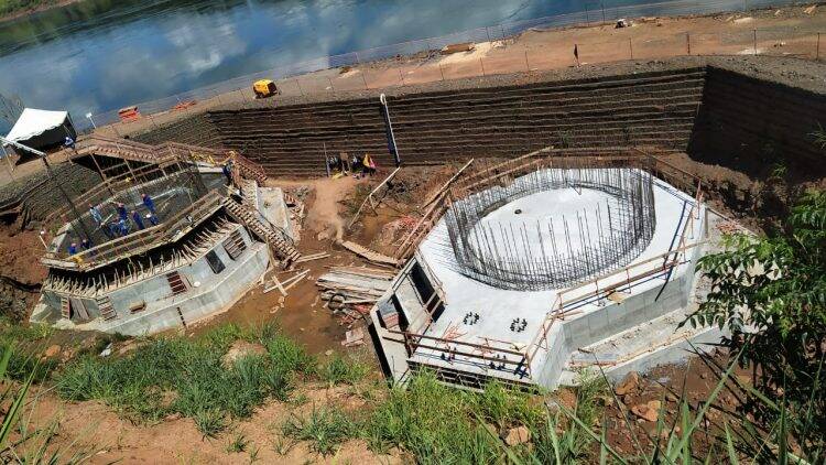 Ponte da Integração: Blocos de fundação no lado brasileiro estão concluídos