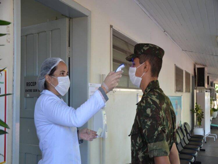 Forças de segurança realizam ação solidária para doação de sangue