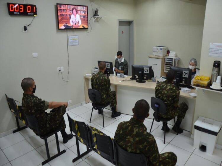 Forças de segurança realizam ação solidária para doação de sangue