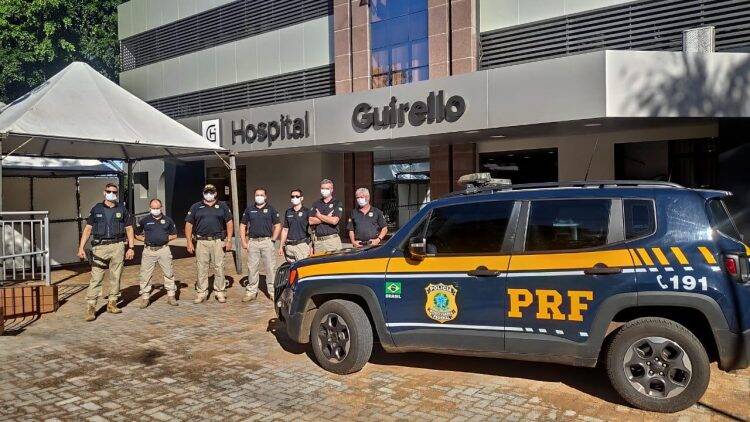 Forças de segurança realizam ação solidária para doação de sangue