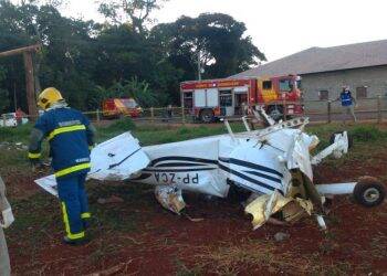 Acidente aéreo mata duas pessoas na área rural de Toledo