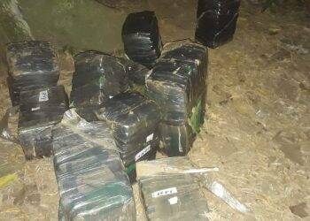 Rotam prende traficante e 317 kg de maconha em porto clandestino na Beira Rio