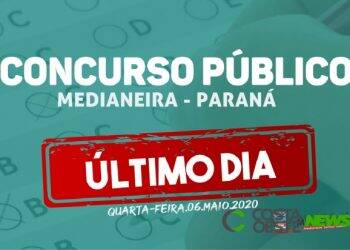 Encerra hoje (06) as inscrições para o concurso da Prefeitura de Medianeira
