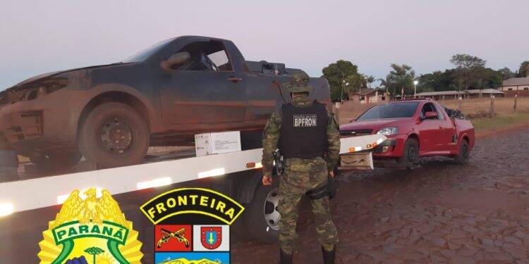 Contrabandista perdem R$ 425 mil em cigarros e agrotóxicos