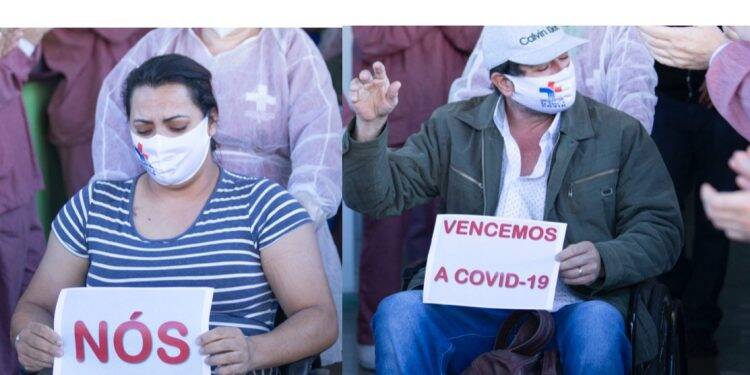 Irmãos diagnosticados com a COVID-19 recebem alta juntos do Hospital Municipal