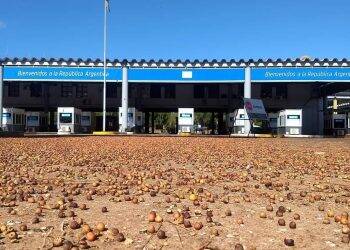 Mais de cem veículos participam de carreata em Foz pela reabertura das fronteiras