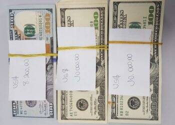 Errata: Receita Federal atualiza informações sobre dinheiro apreendido na Aduana