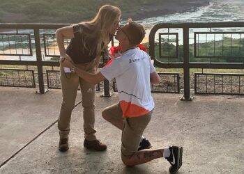 Mirante Central de Itaipu é cenário de pedido de casamento no Dia dos Namorados         