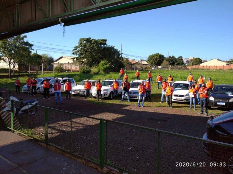 Força tarefa está nas ruas emitindo orientações sobre segurança sanitária