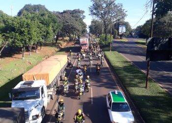Trabalhadores de transporte individual do Paraguai reivindicam subsídio do governo