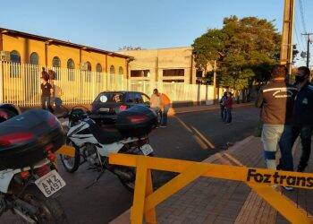 Começa primeiro dia de bloqueio em bairro de Foz do Iguaçu