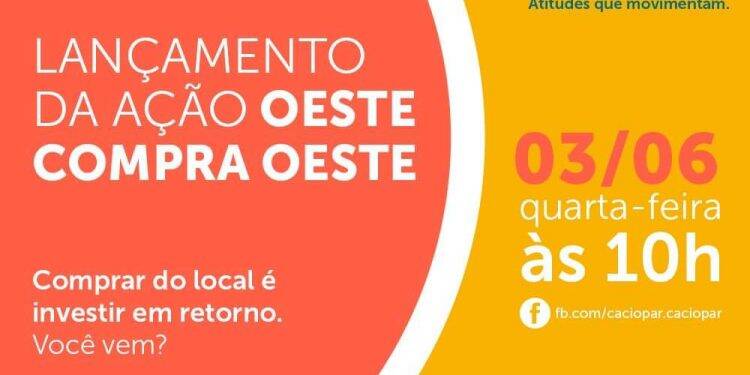 Campanha para incentivar a compra local será lançada nesta quarta