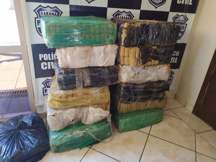 Polícia Civil apreende maconha as margens do Rio Paraná