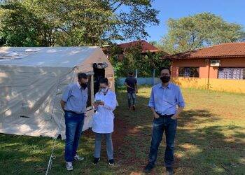 Médicos do Hospital Municipal visitam aldeia Ocoy que enfrenta surto de Covid-19