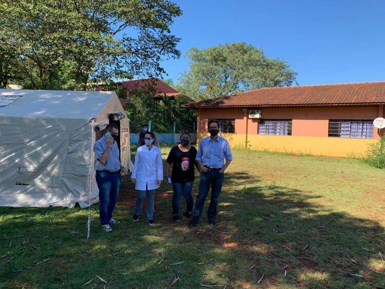 Médicos do Hospital Municipal visitam aldeia Ocoy que enfrenta surto de Covid-19