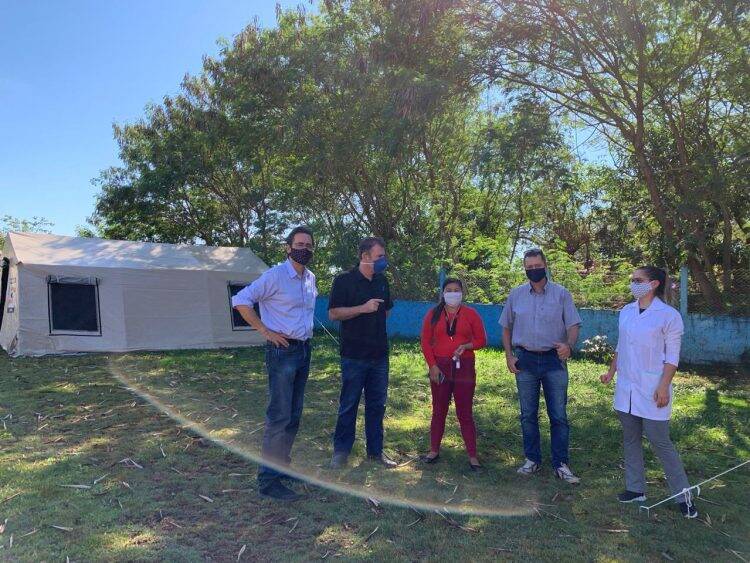 Médicos do Hospital Municipal visitam aldeia Ocoy que enfrenta surto de Covid-19