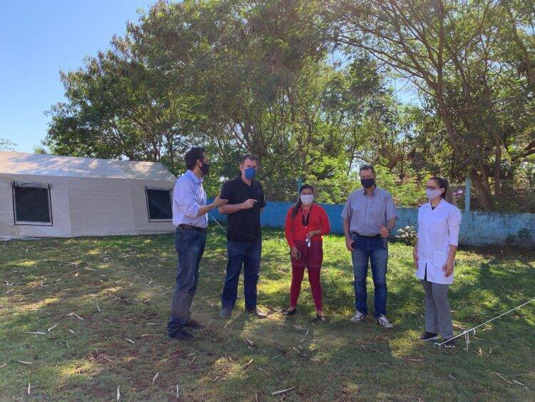 Médicos do Hospital Municipal visitam aldeia Ocoy que enfrenta surto de Covid-19