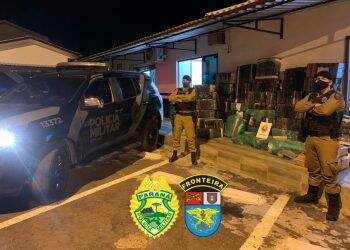 BPFron apreende quase 2 toneladas de maconha em Céu Azul