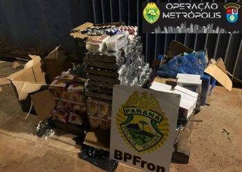 Operação Metrópolis: anabolizantes, celulares, e tabaco são apreendidos em Foz