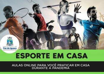 Secretaria de Esportes vai oferecer aulas online para prática de atividades físicas