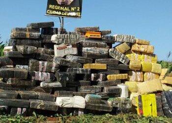 Polícia paraguaia apreende 3,4 toneladas de maconha que seriam trazidas ao Brasil