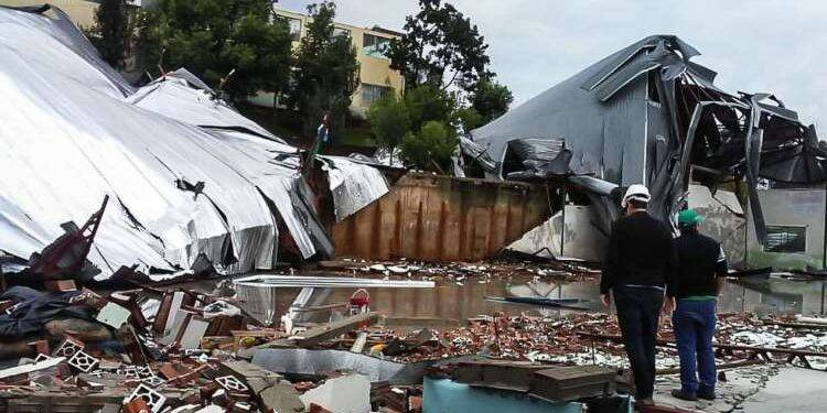 Novo ciclone atinge o Sul, deixa um morto e mais de 200 pessoas desabrigadas