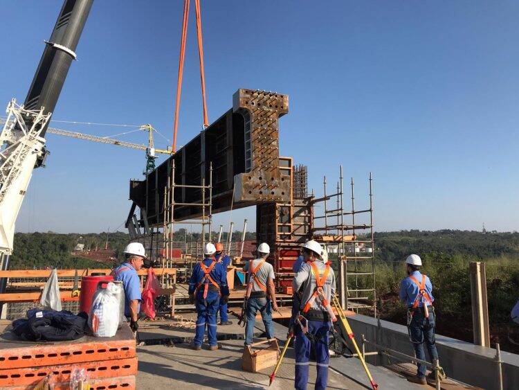 Ponte da Integração começa a ganhar forma no lado brasileiro