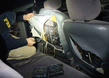 PRF apreende 45 mil comprimidos contrabandeados em STI