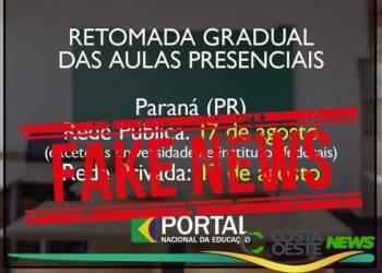 Volta às aulas no Paraná ainda não tem data: previsão de 17 de agosto é fake news