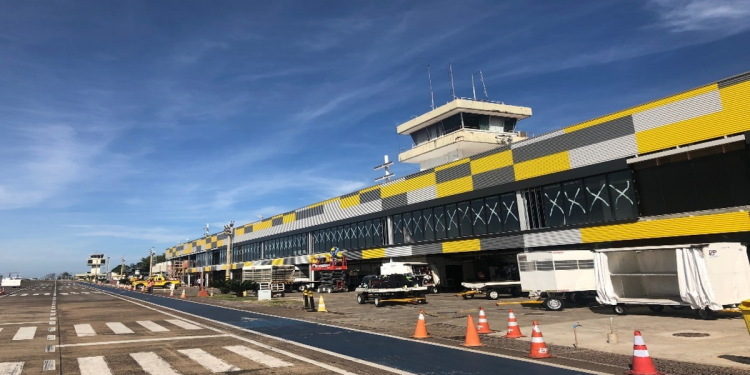 Aeroporto de Foz do Iguaçu segue com obras aceleradas e vai ganhar sala VIP