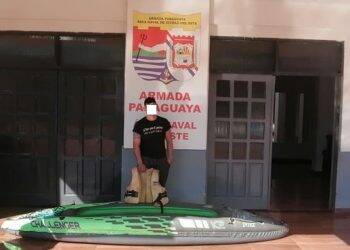Rapaz é preso ao tentar entrar no Paraguai em um caiaque