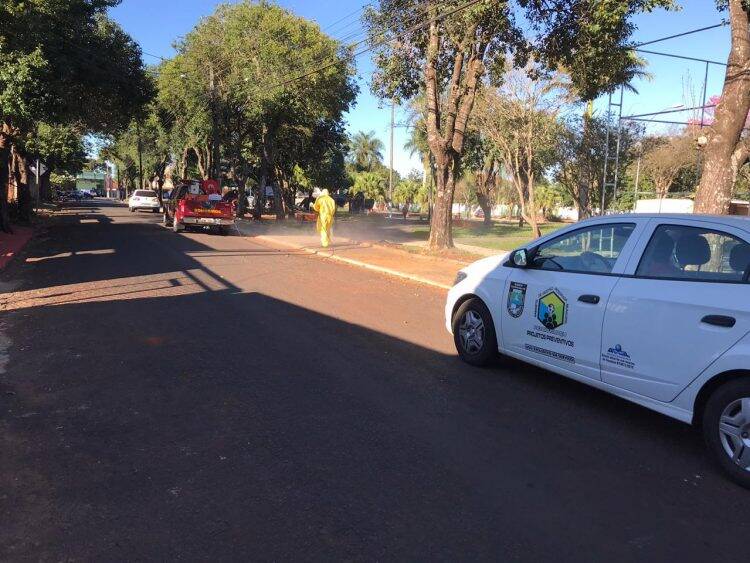 Prefeitura realiza sanitização do Bairro Morumbi