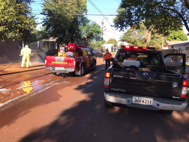 Prefeitura realiza sanitização do Bairro Morumbi