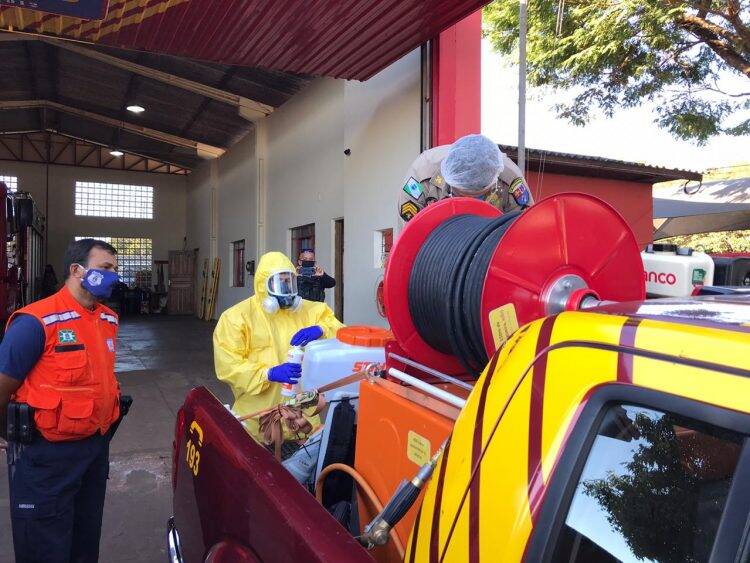 Prefeitura realiza sanitização do Bairro Morumbi