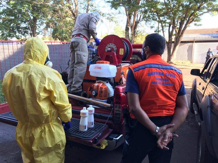 Prefeitura realiza sanitização do Bairro Morumbi