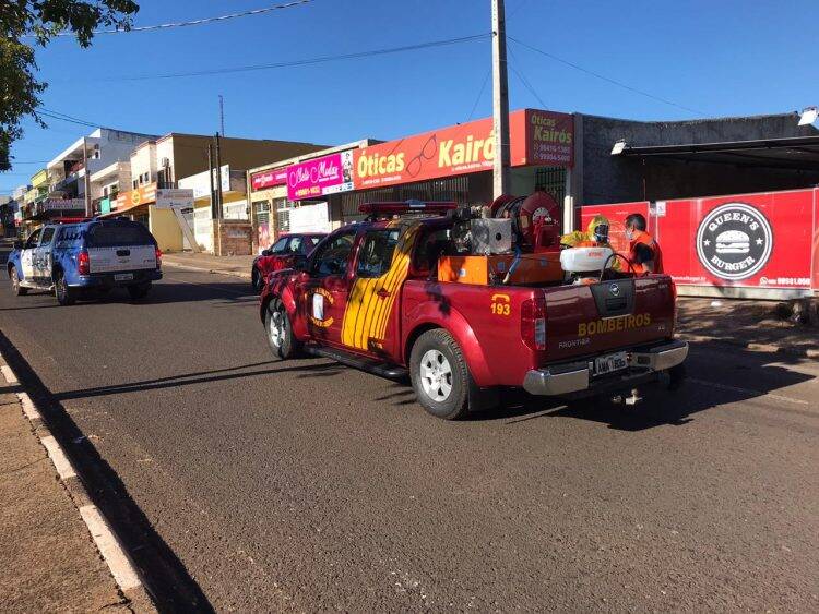 Prefeitura realiza sanitização do Bairro Morumbi