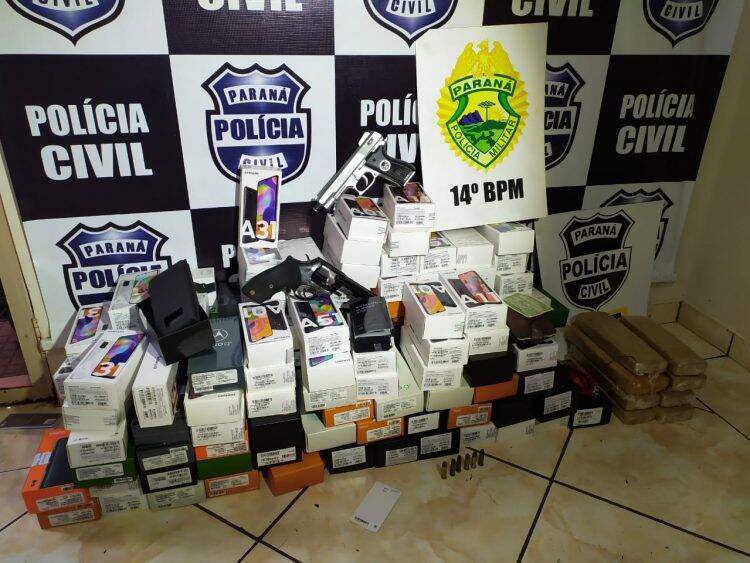 Após roubarem 200 mil reais em celulares, homens são presos em Foz