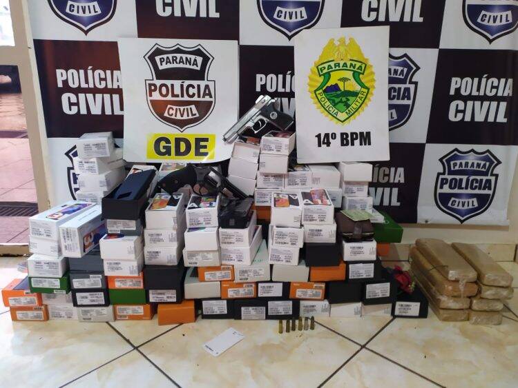 Após roubarem 200 mil reais em celulares, homens são presos em Foz