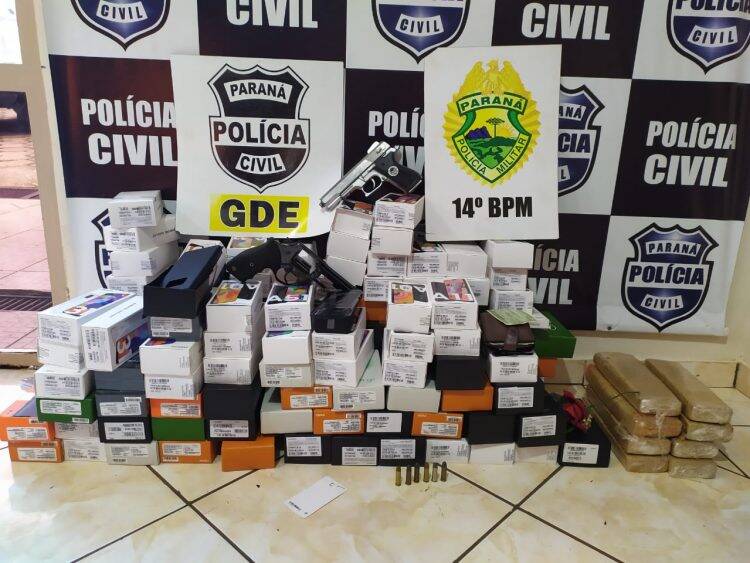 Após roubarem 200 mil reais em celulares, homens são presos em Foz