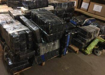 Exército apreende mais de 900 quilos de maconha às margens Rio Paraná, no Jupira