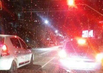 Neva em Palmas, cidade mais fria do Paraná