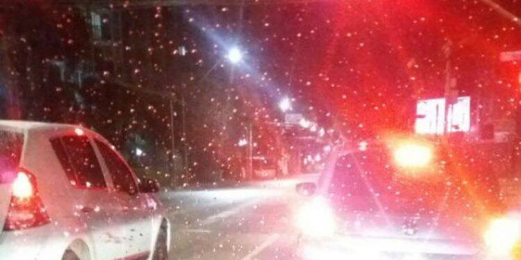 Neva em Palmas, cidade mais fria do Paraná