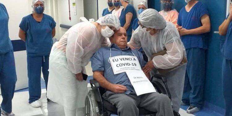 Lavrador recebe alta após ficar 51 dias no Hospital com Covid-19 no Paraná